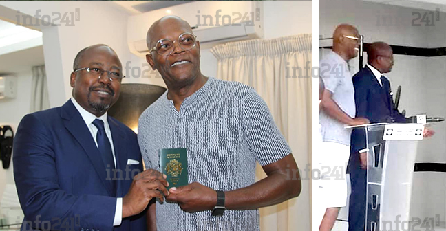 L’acteur américain Samuel L. Jackson obtient son passeport gabonais... en culotte !