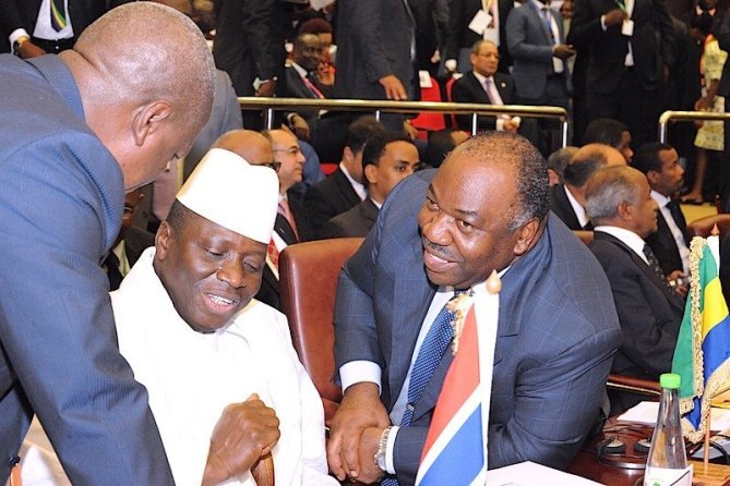Le président Ali Bongo et ses pairs africains