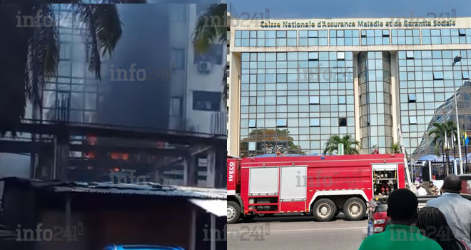 Libreville&nbsp;: Une majeure partie des locaux de la CNAMGS ravagée par les flammes