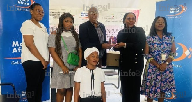 Moov Africa Gabon Telecom fait un important don pour l’autonomisation de la femme handicapée