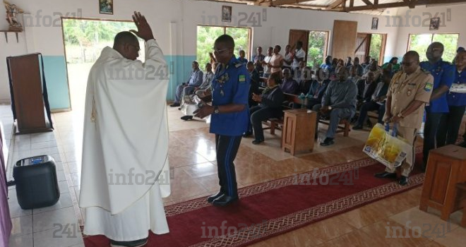 Port-Gentil&nbsp;: Les gendarmes du Gabon ont célébré la sainte Geneviève au Cap Lopez