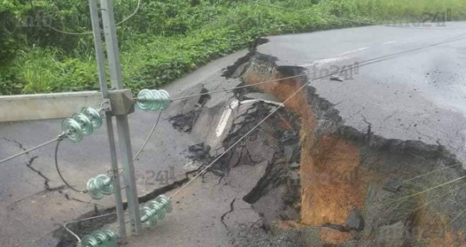 Nationale 1 coupée à Bifoun&nbsp;: les premières solutions du Premier ministre Issoze Ngondet