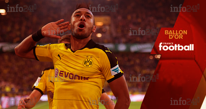 Aubameyang termine 11e mondial au Ballon d’or 2016