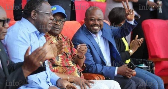 Casimir Oye Mba en symbiose avec ses anciens amis du PDG pour soutenir les Panthères du Gabon&nbsp;!