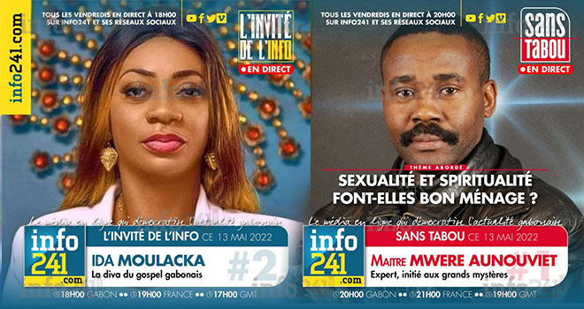 « L’invité de l’info » et « Sans tabou », deux émissions vidéo du vendredi soir sur Info241 !