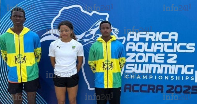 Championnat d’Afrique de natation 2025 - zone 2 : déjà 5 médailles engrangées par le Gabon !
