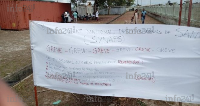 Primes impayées à l’hôpital de Port-Gentil&nbsp;: le Synaps floué, menace de durcir la grève des agents