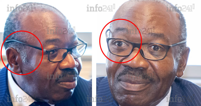 Ali Bongo aurait-il inventé une nouvelle mode de port de lunettes propre à lui ?