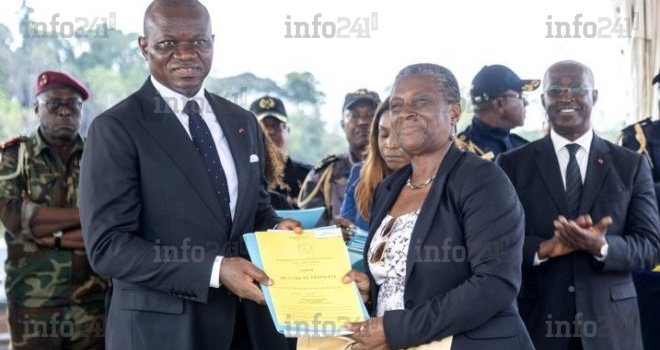 Igoumié : 300 nouveaux propriétaires gabonais reçoivent leur titre foncier
