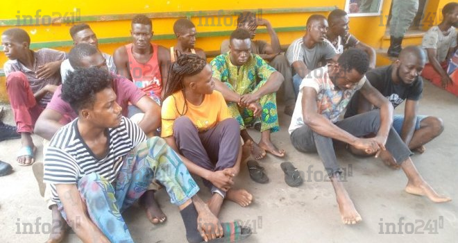 Insécurité : 38 jeunes bandits présumés interpellés à Port-Gentil au cours d’une rafle