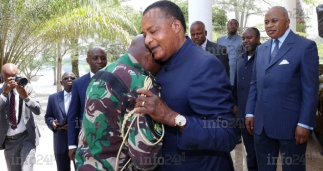 Brice Oligui Nguema très chaudement accueilli au Congo par Denis Sassou Nguesso
