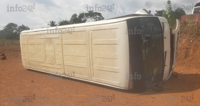 Ntoum&nbsp;: 25 personnes miraculées d’une effroyable sortie de piste d’un bus de transport