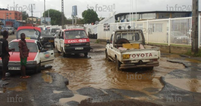 Les îlots routiers de la zone industrielle d’Oloumi de Libreville