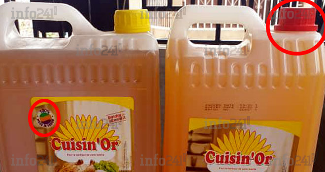 L’huile Cuisin’Or au bouchon rouge n’est pas contrefaite mais importée d’Asie par Olam !