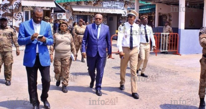 Port-Gentil&nbsp;: le ministre de la Justice Akuré-Davain face aux réalités de la prison centrale